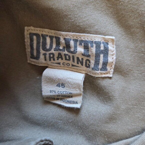 Duluth Trading Flex Fire Hose Shorts Mens 46 Canvas Work Utility 7 Inch Inseam - Picture 4 of 7